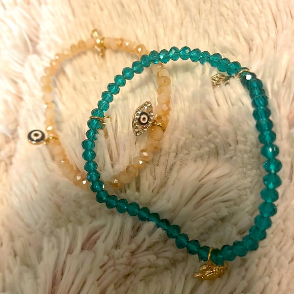 💦 Mermaid inspired stretch bracelets 💦 - Picture 1 of 2